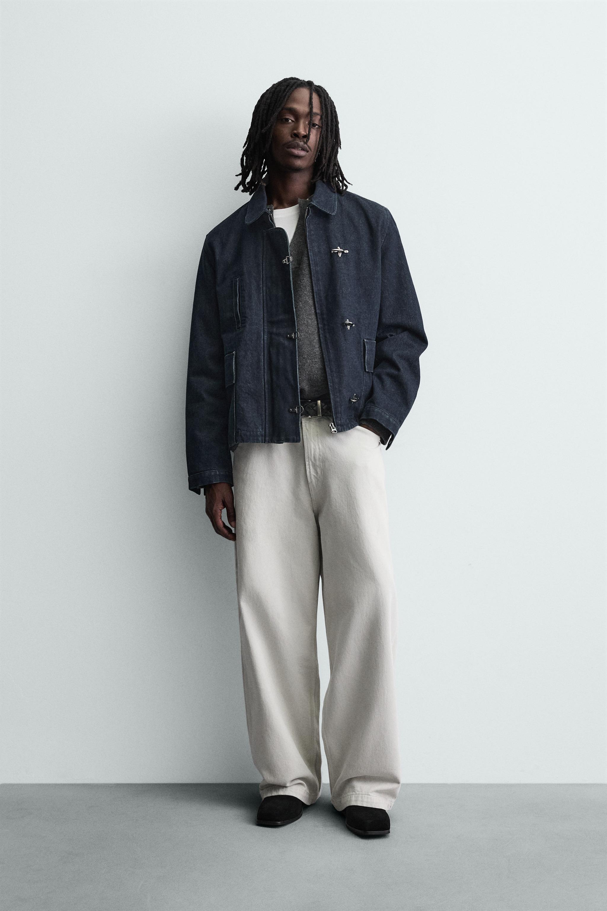 DENIM FIREMAN CLASP JACKET