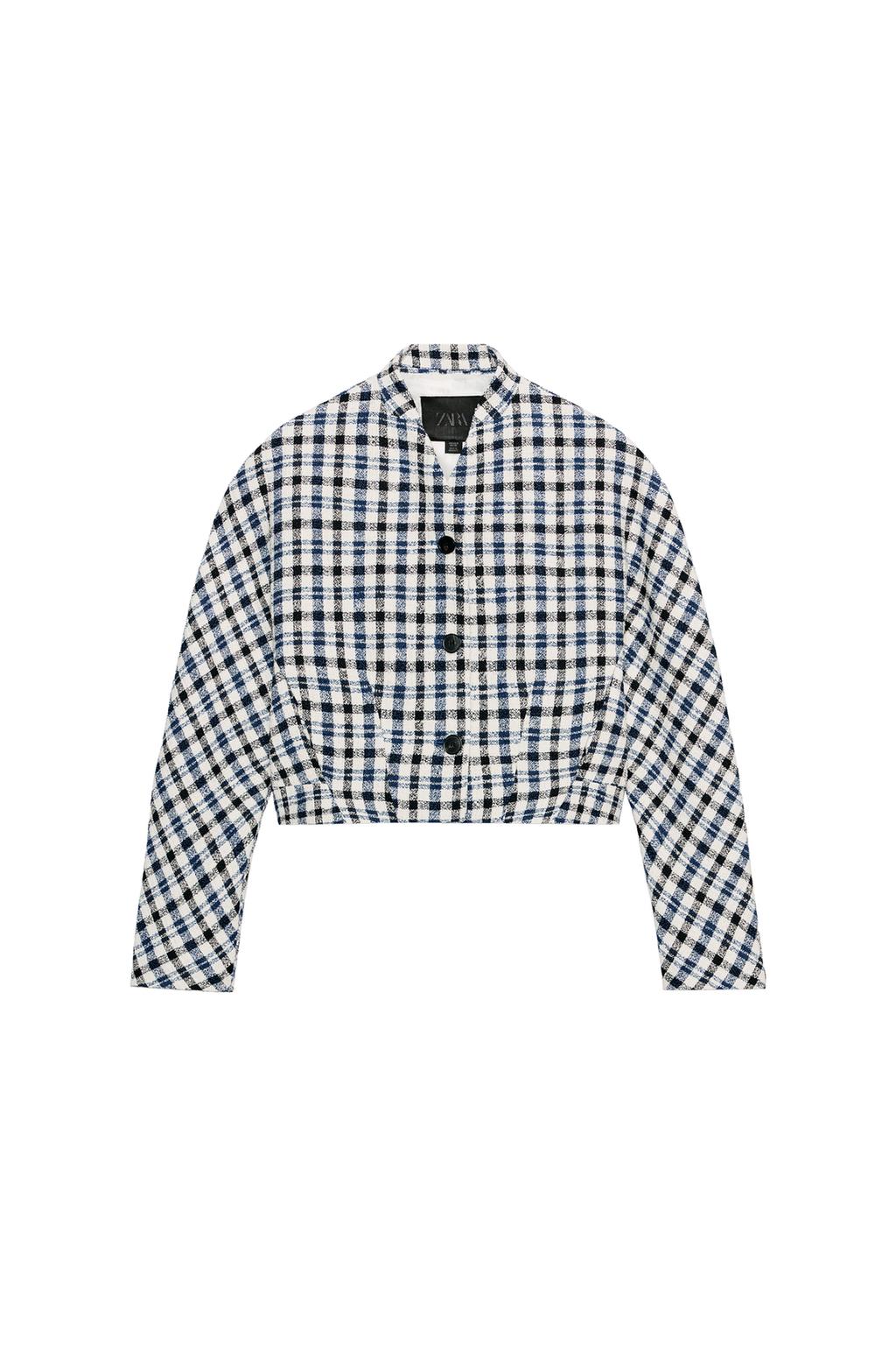 ZW COLLECTION PLAID JACKET