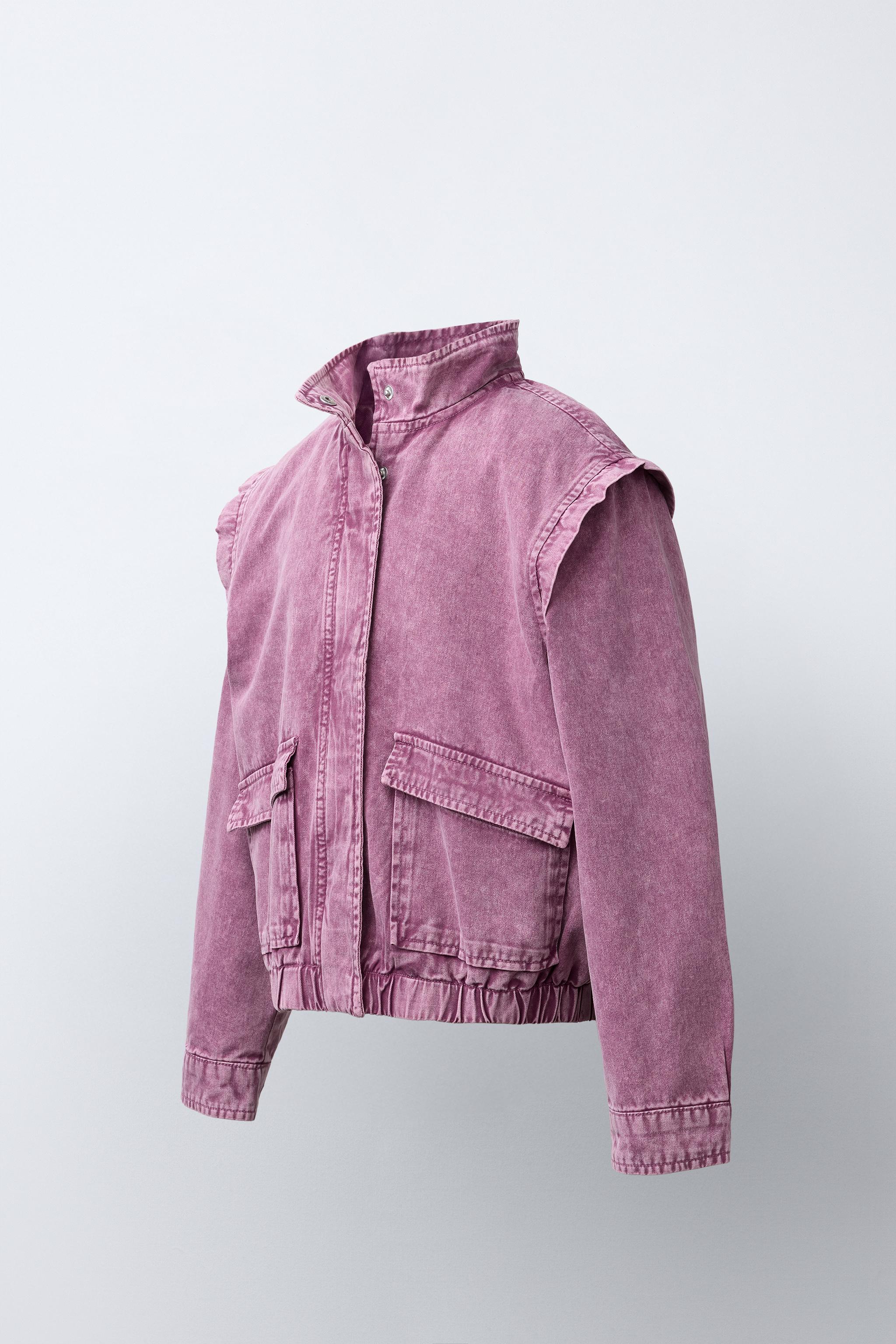 BLOUSON EFFET DÉLAVÉ