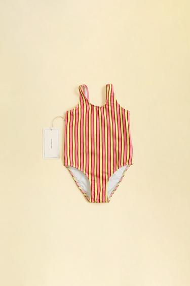 ZARA TIMELESS - STRIPED SWIMSUIT - Multicoloured by Zara