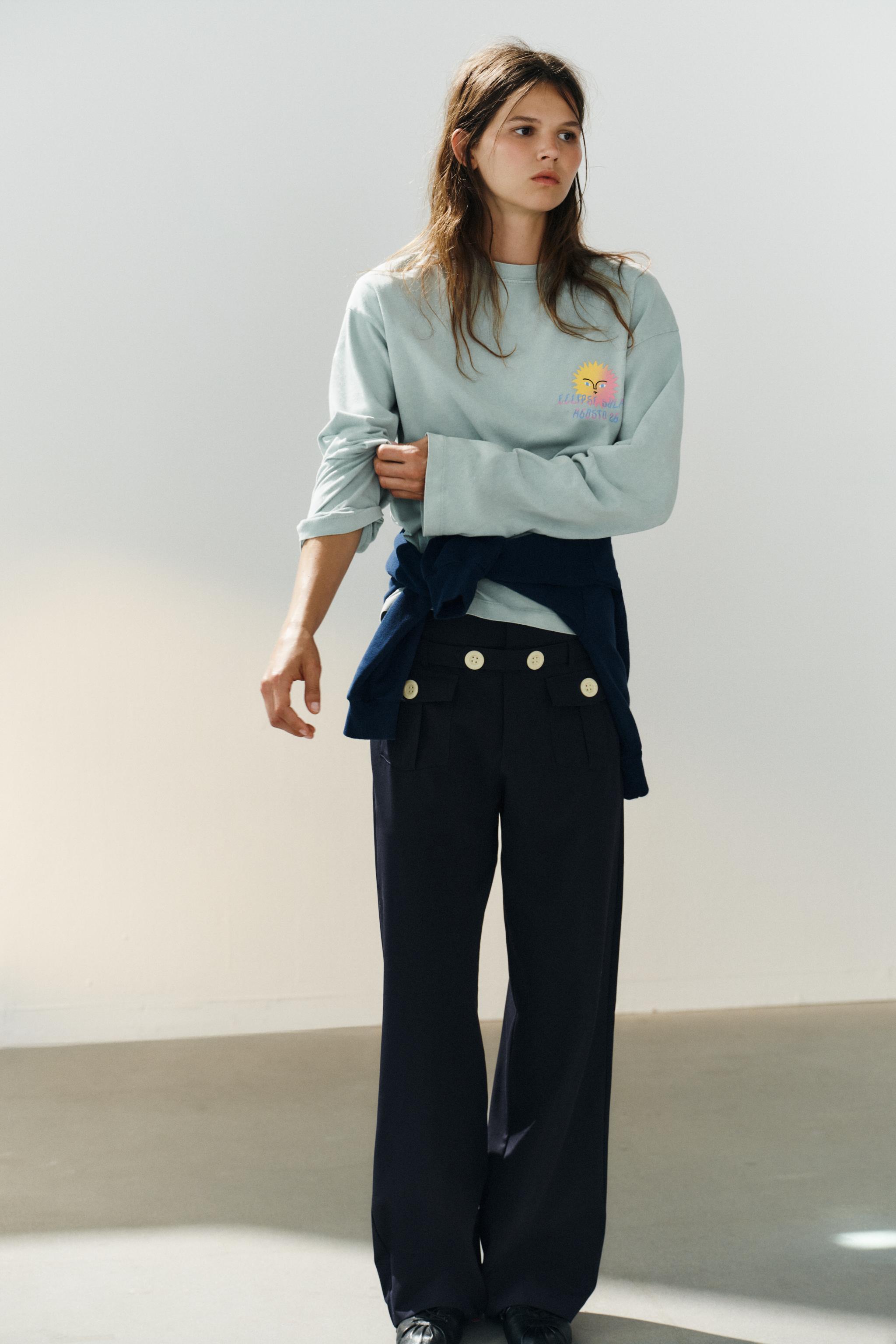 Zara AGUSTINA SHUAN SOLAR ECLIPSE T-SHIRT