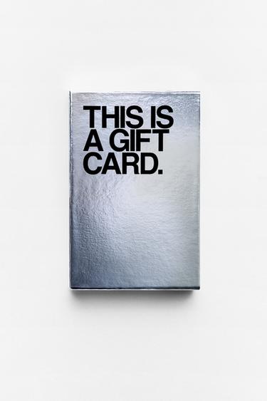 GIFT CARD (PHYSICAL) - Silver by Zara - Image 0