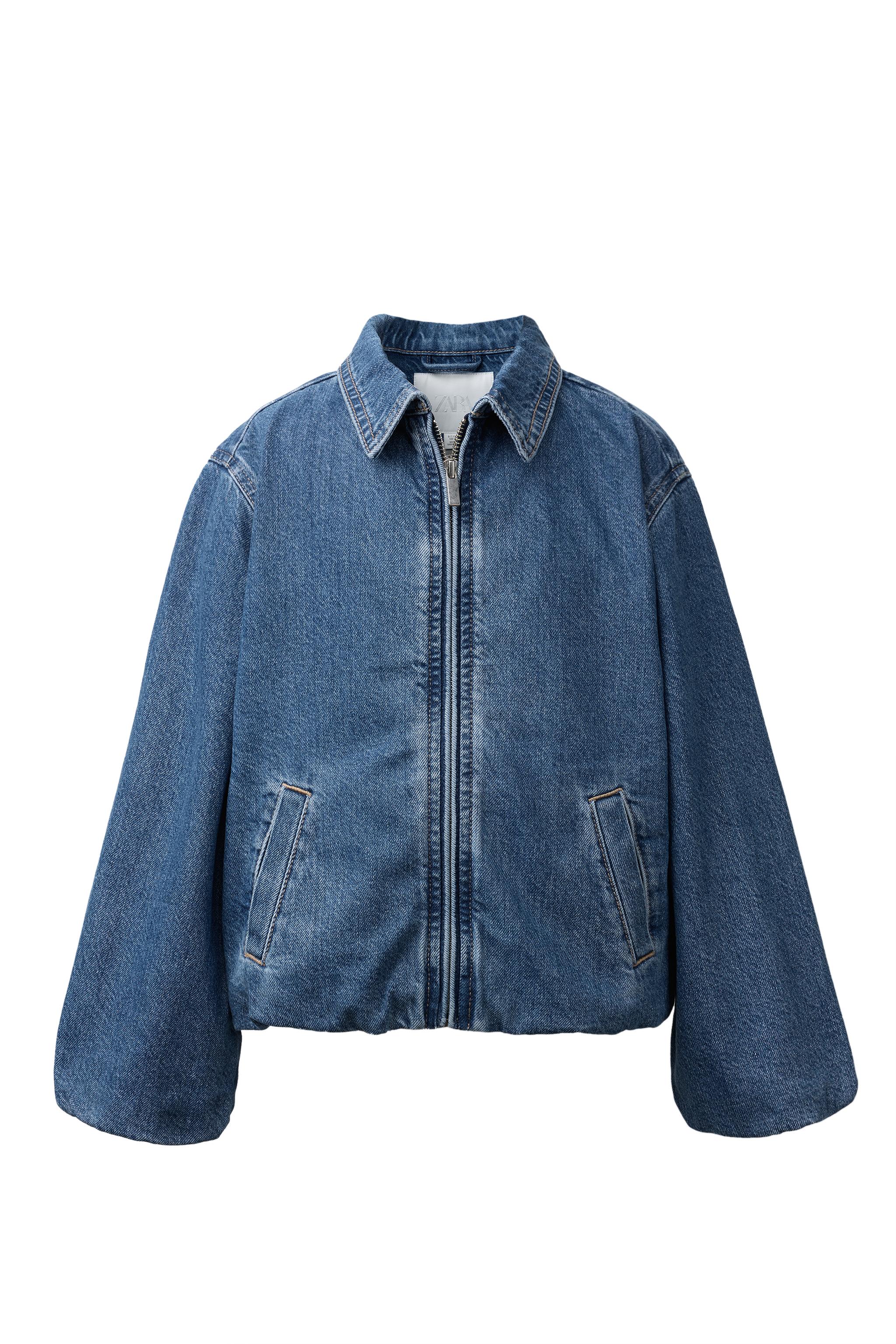 ZARAデニムジャケット ZARA メンズデニムジャケット Gジャン ブラックデニム