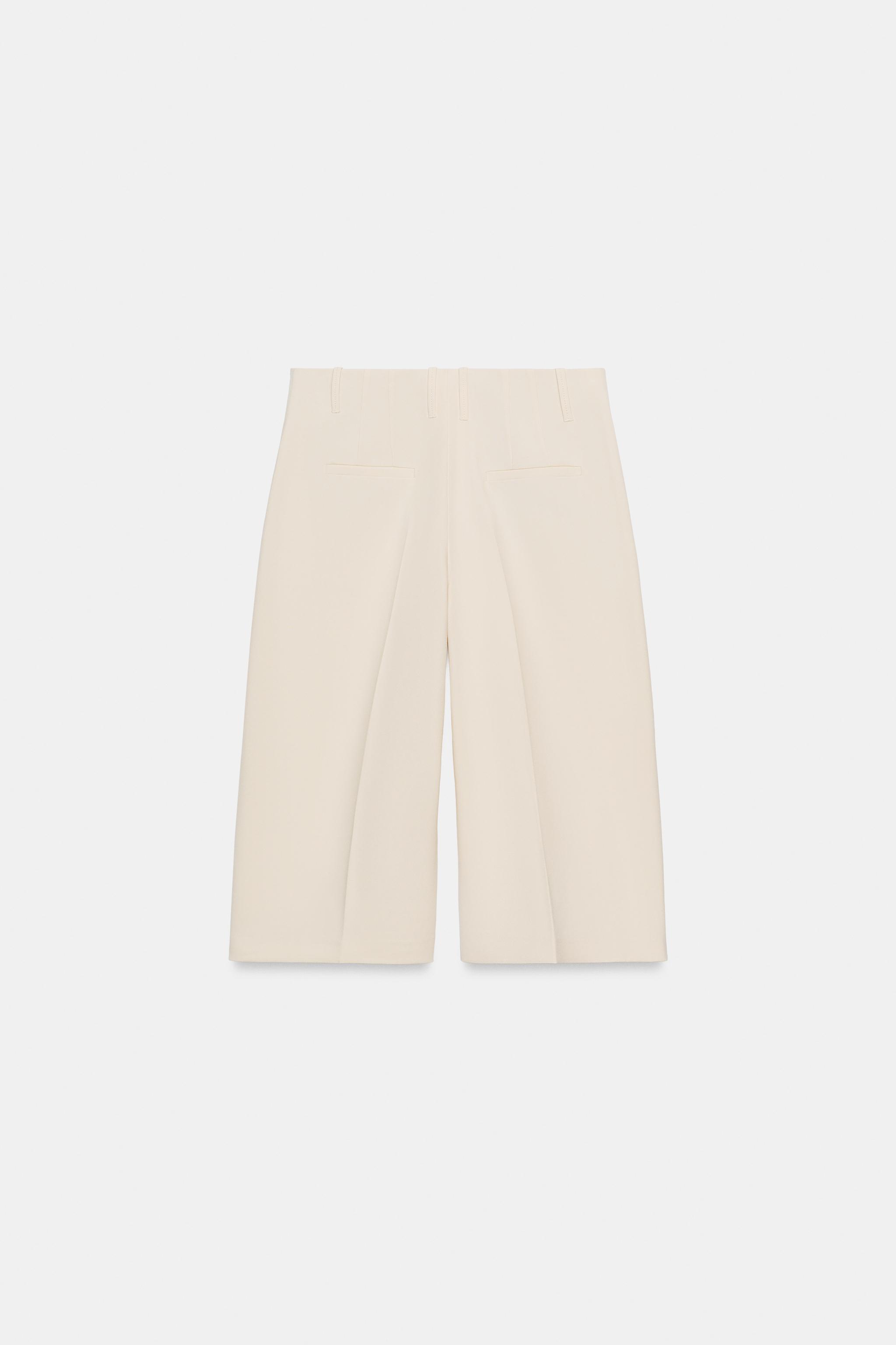ZW COLLECTION STRAIGHT SHORTS WITH PLEATS