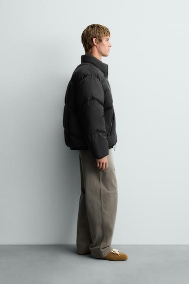 TECHNICAL PUFFER JACKET - Black by Zara - Image 3