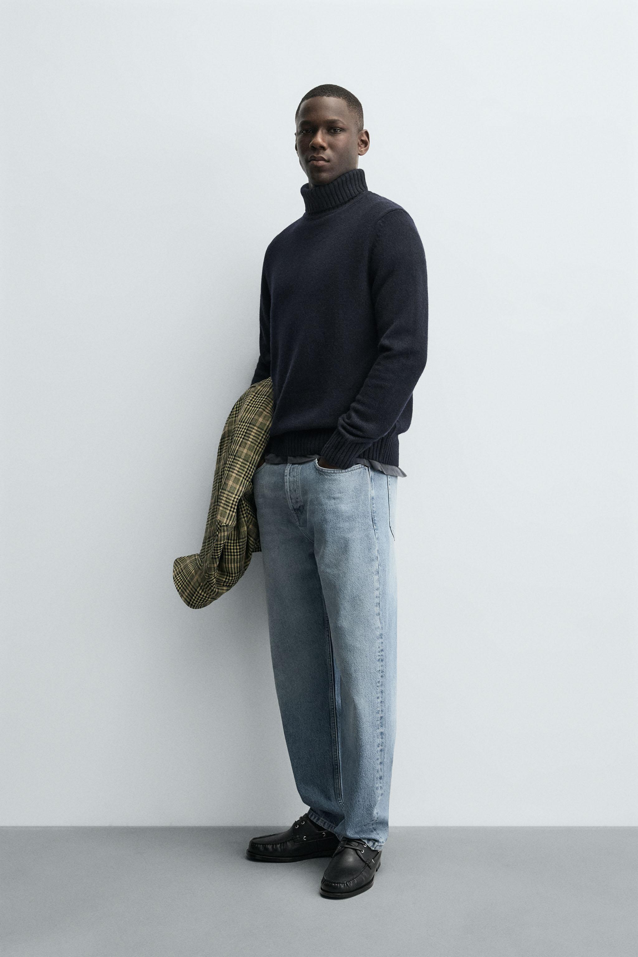 PULL COL MONTANT MÉLANGE LAINE