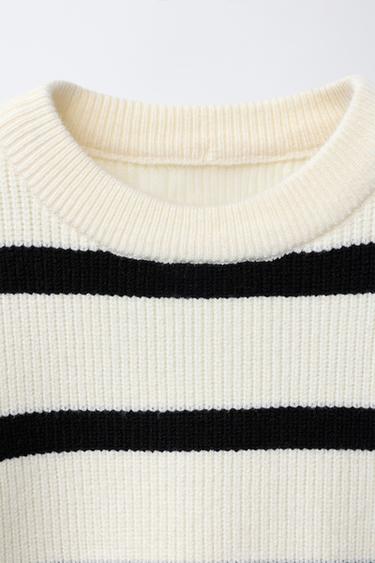 STRIPED KNIT SWEATER - striped by Zara - Image 2
