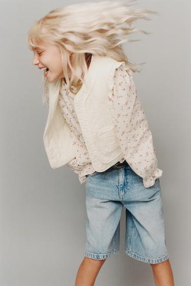FLORAL PRINT BLOUSE - Mid-ecru by Zara