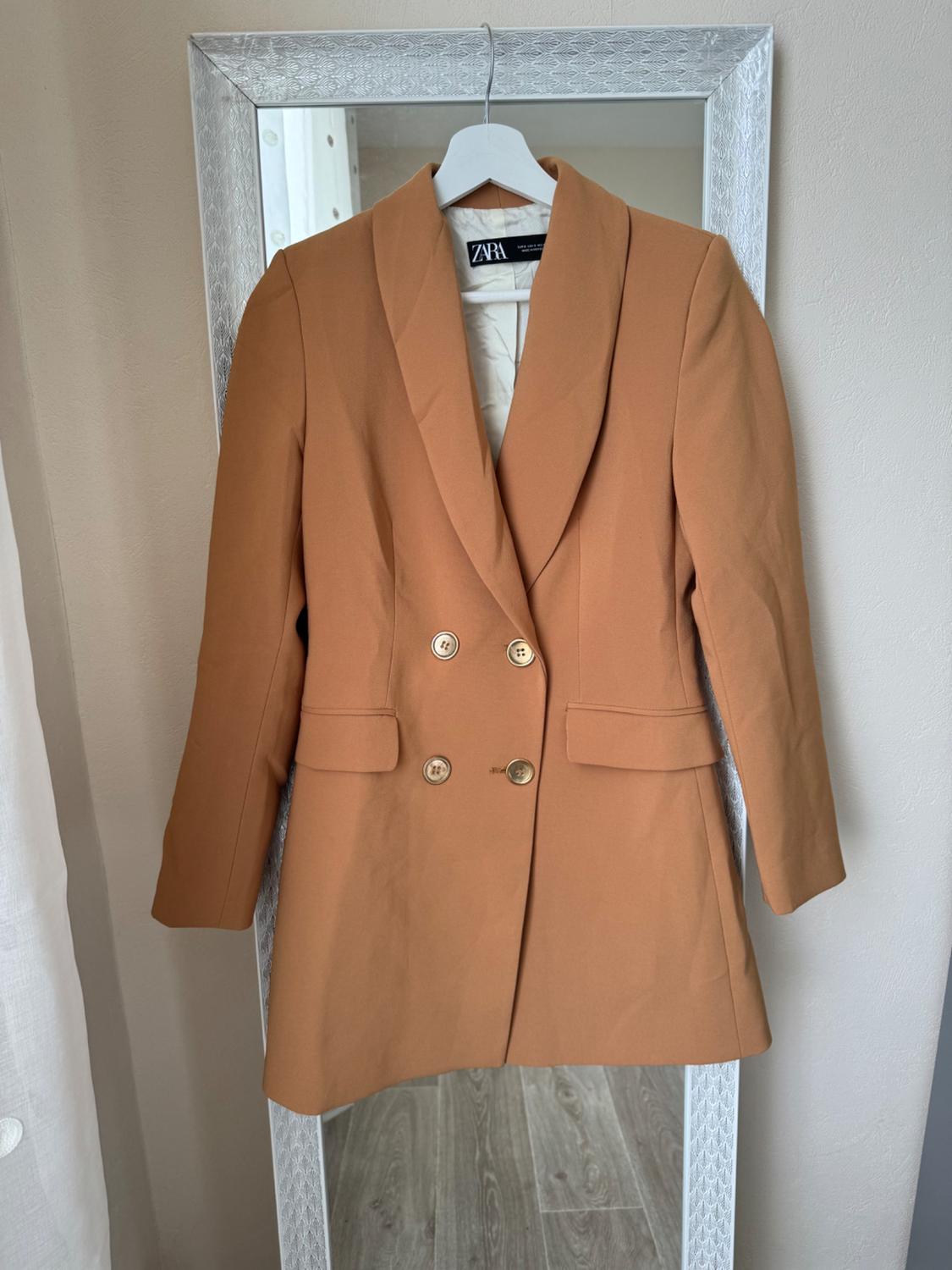 LONG DOUBLE-BREASTED BLAZER - Image 8