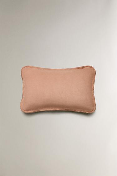 Zara Pembe - ÇOCUK FİTİLLİ KADİFE KIRLENT KILIFI