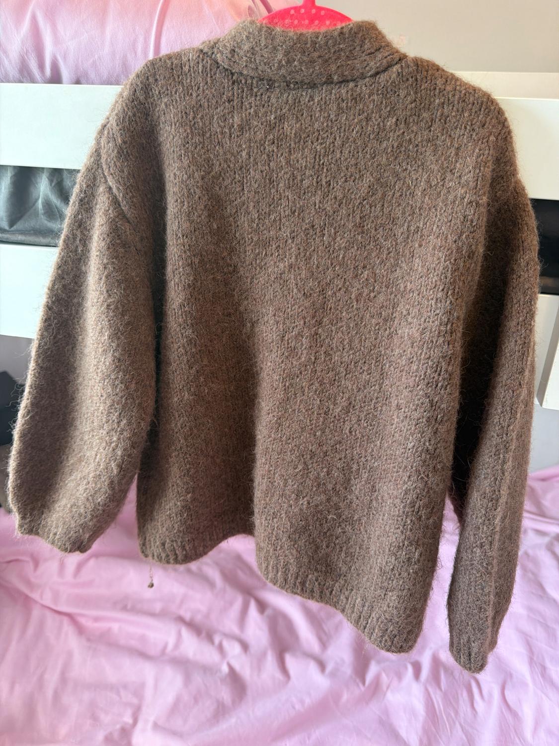 KNIT CARDIGAN WITH FLORAL EMBROIDERY - Image 6