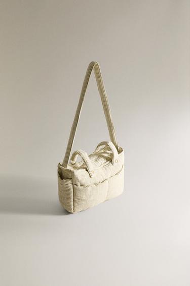 SAC À LANGER GAZE RAYURES - Vert de Zara - Image 1