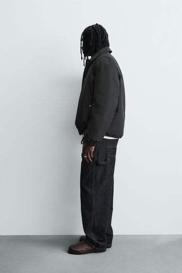 BLOUSON TECHNIQUE MATELASSÉ - Noir de Zara - Image 3