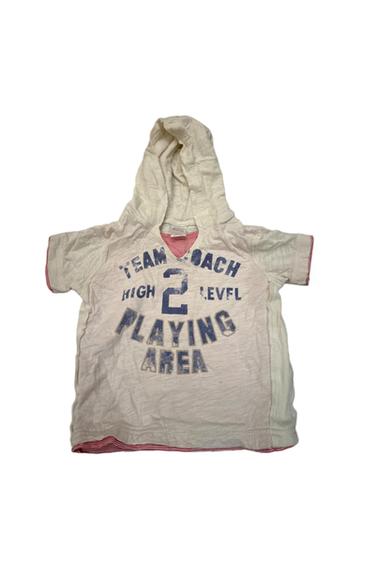 T SHIRT WITH HOOD AND UNDER SHIRT