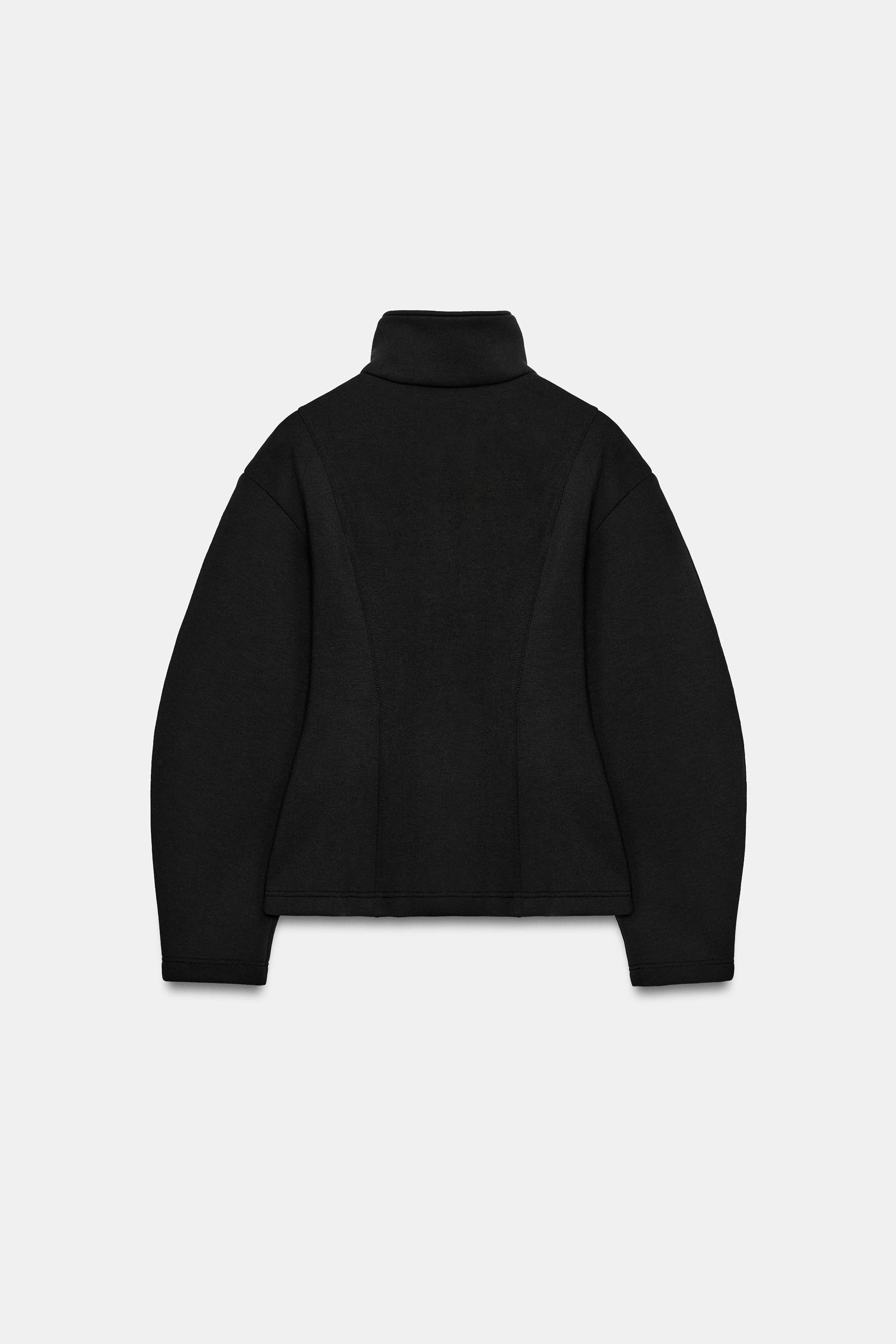 Женские куртки Zara STAND-UP COLLAR JACKET — фото 5