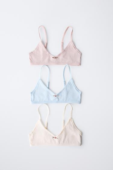 9-14 YEARS/ THREE-PACK OF FLORAL TOPS - Multicoloured by Zara - Image 3