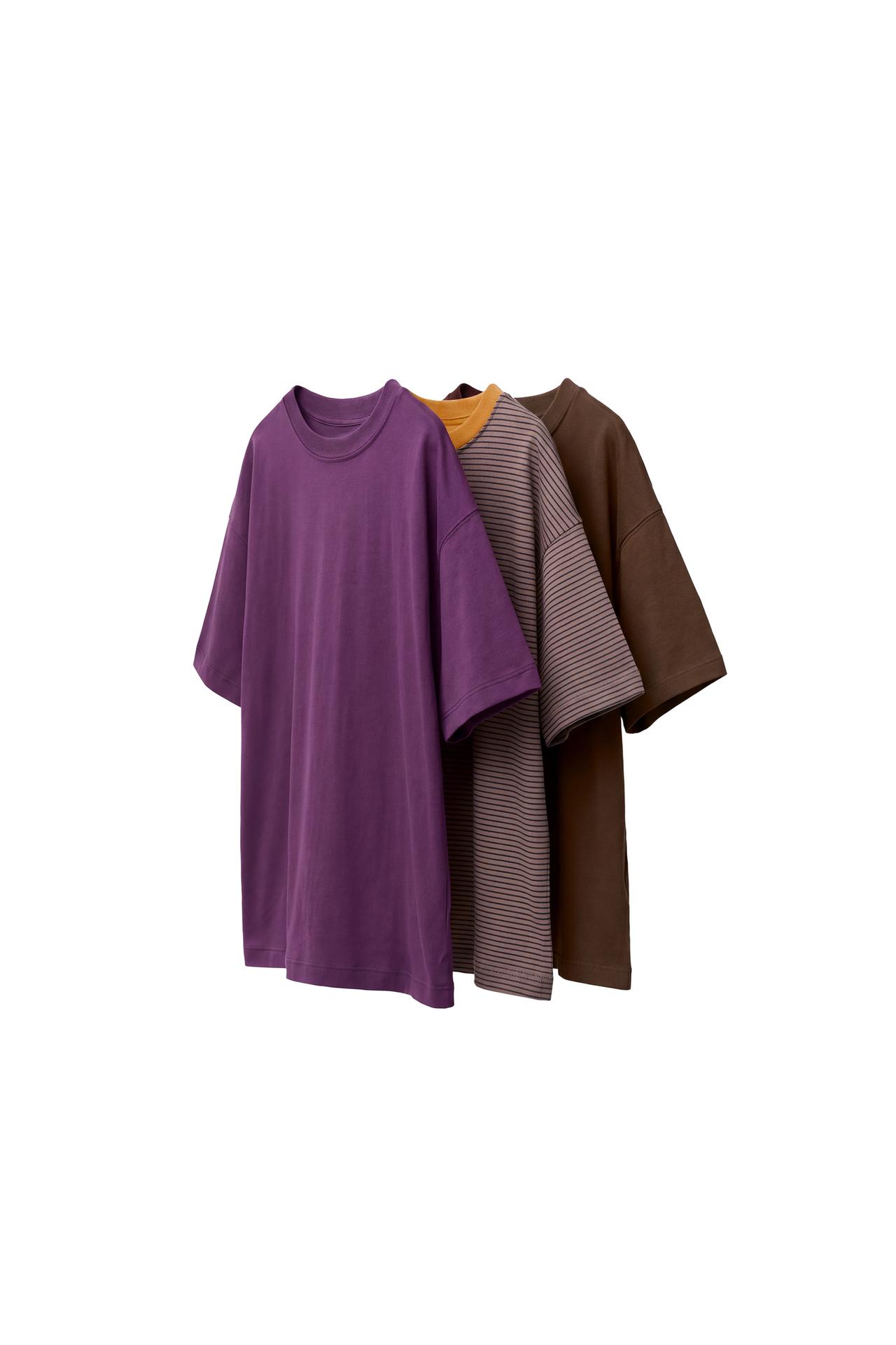 3-PACK OF PRINTED AND PLAIN T-SHIRTS