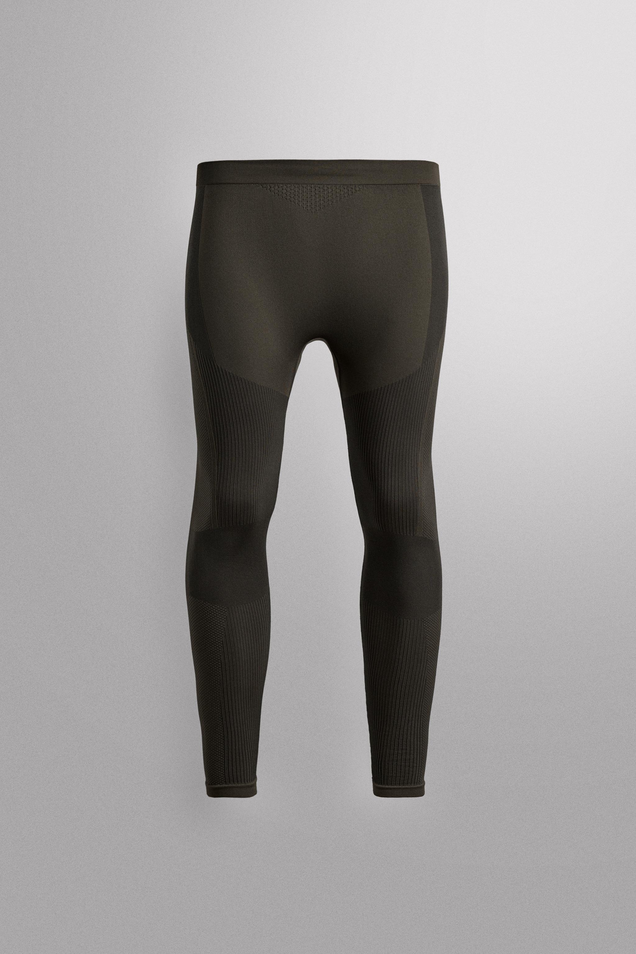 COMPRESSION SKI BASE LAYER TIGHTS - Brown