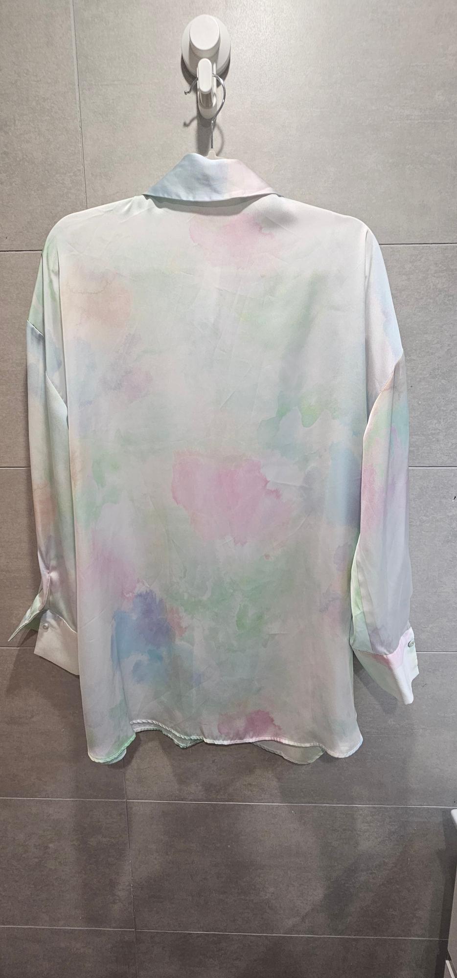 SATIN OVERSIZE SHIRT - Image 2