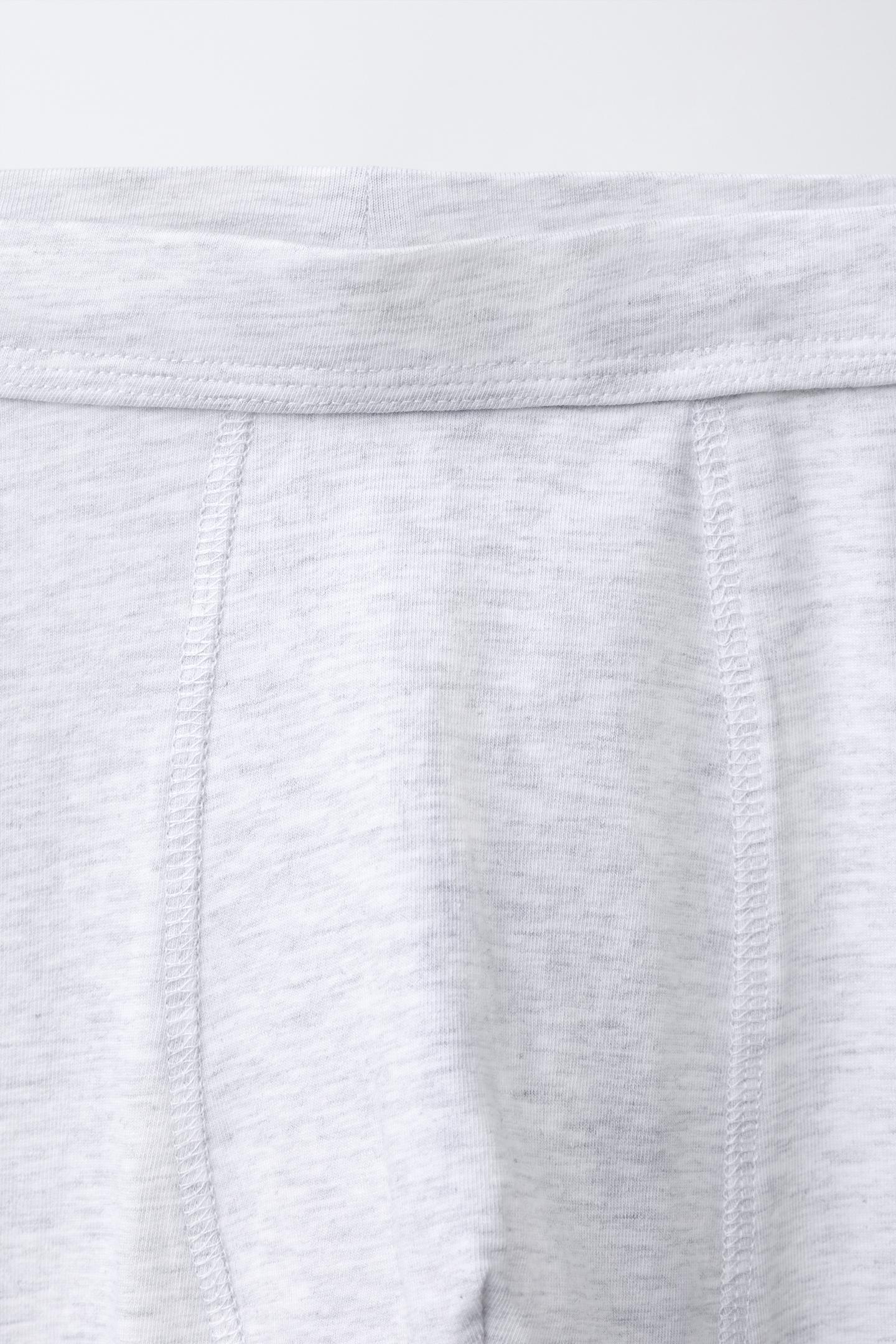 Трусы-боксеры для детей — Zara, цвет: Серый меланжевый — фото 3