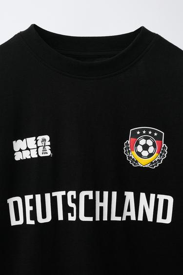T-SHIRT IMPRIMÉ ALLEMAGNE COUPE DU MONDE FIFA™ 2026 - Noir de Zara - Image 2