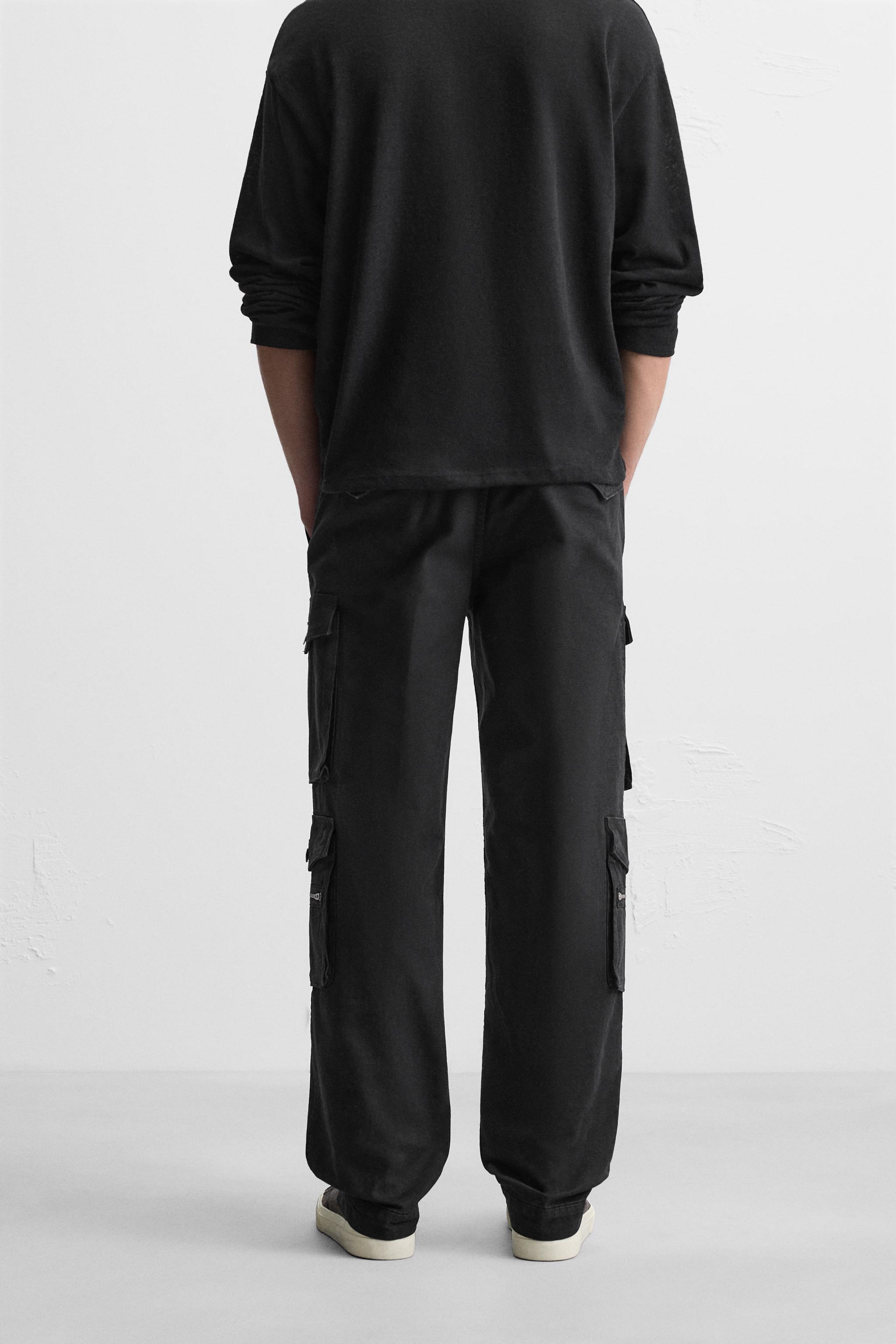 POCKET CARGO PANTS - Brown | ZARA United States