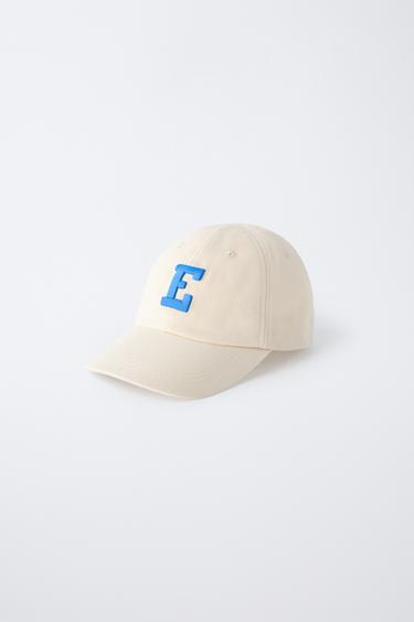 CAP WITH INITIAL EMBROIDERY - Sand by Zara - Image 1