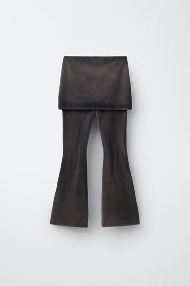 PANTALON ÉVASÉ JUPE KPOP DEMON HUNTERS™ NETFLIX © - Gris anthracite de Zara - Image 1