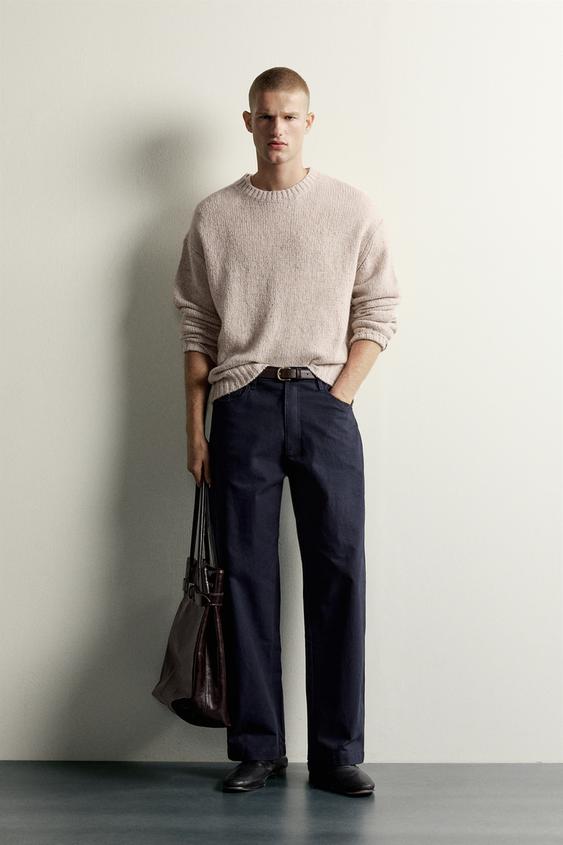 WOLLE-MIX-PULLOVER BOTONATO - Cremefarben von Zara - Bild 0