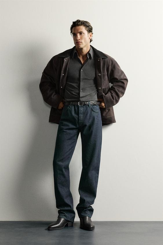 SLIM-FIT-JEANS MIT GERadem BEIN UND NIEDRIGER LEIBHÖHE - Indigoblau von Zara - Bild 0