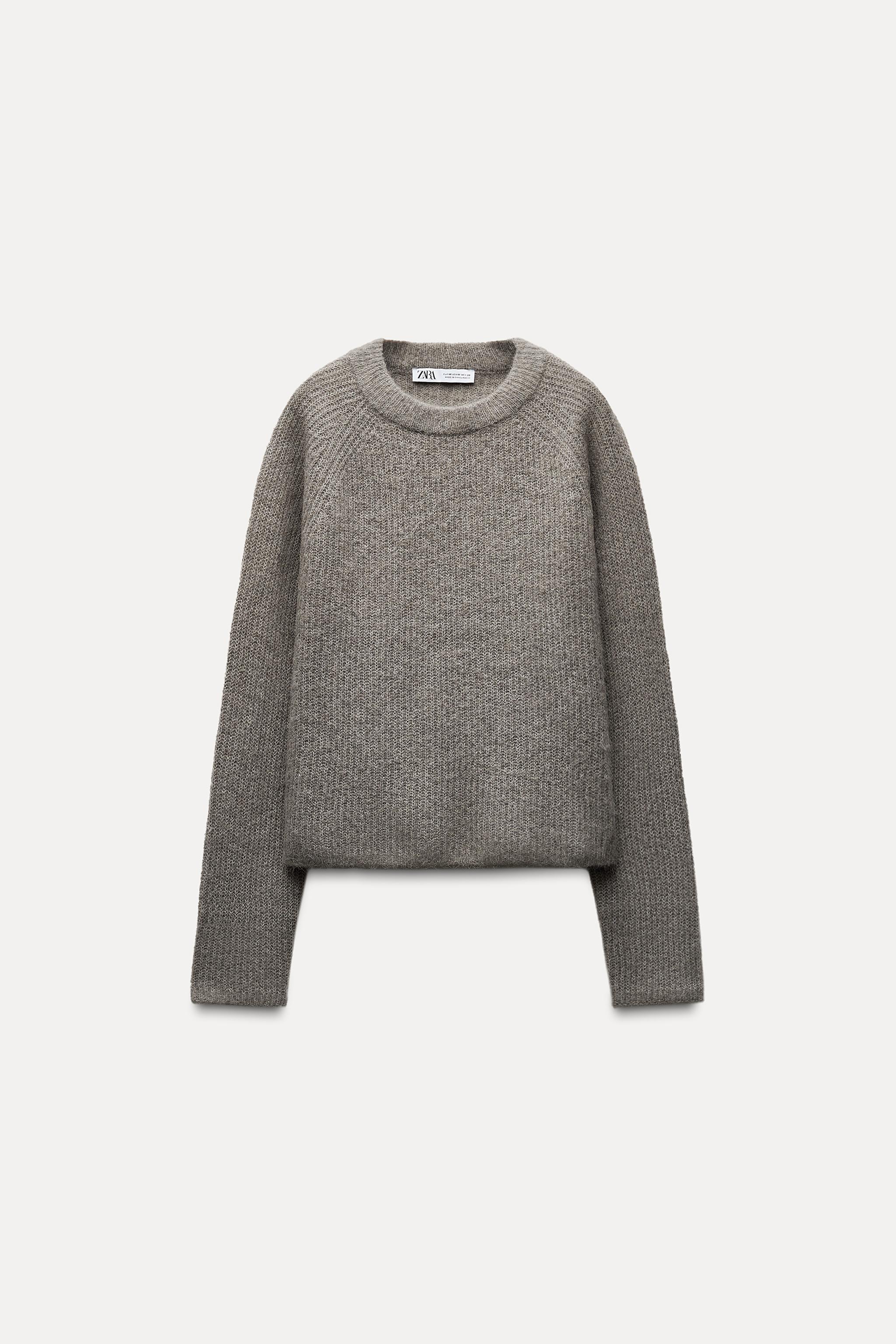 ZARA BLOGGER FAVORITE WOOL AND shops ALPACA BLEND SWEATER