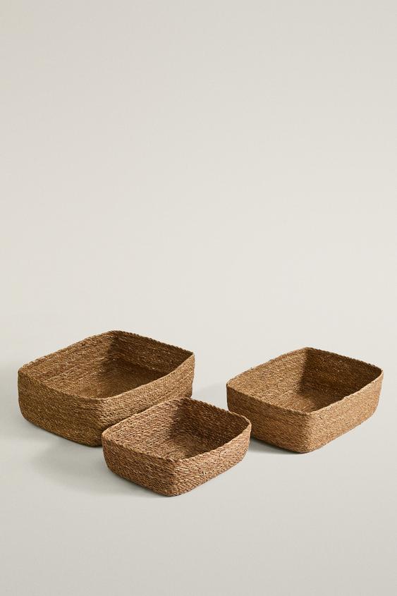 PANIERS RECTANGULAIRES - Beige clair de Zara - Image 0