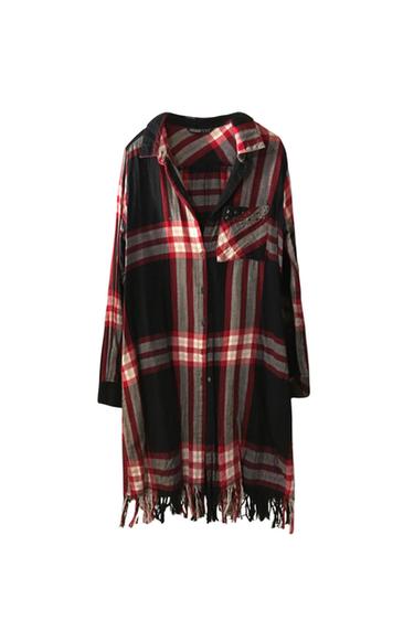 PLAID DRESS