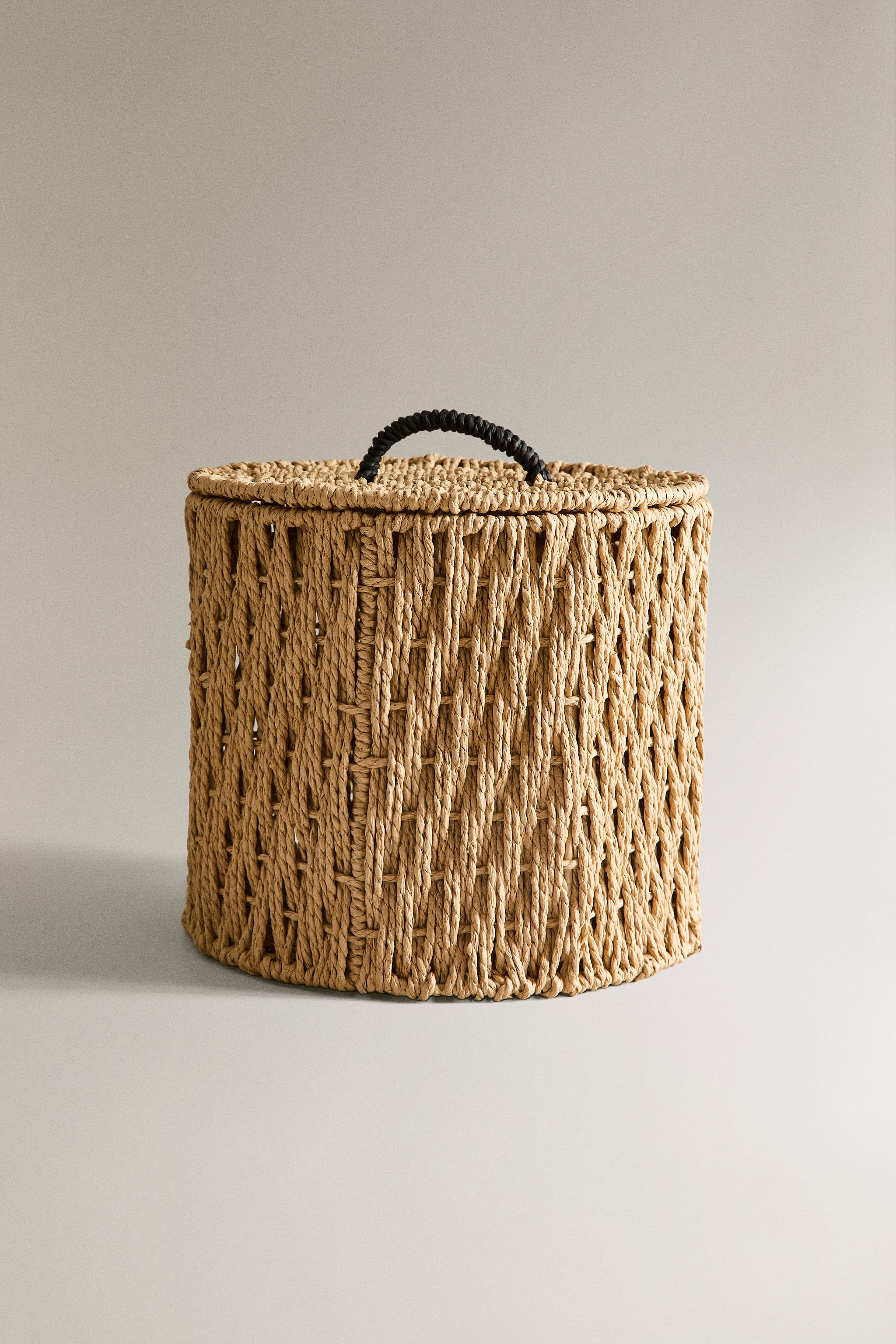 ROUND BASKET WITH LID