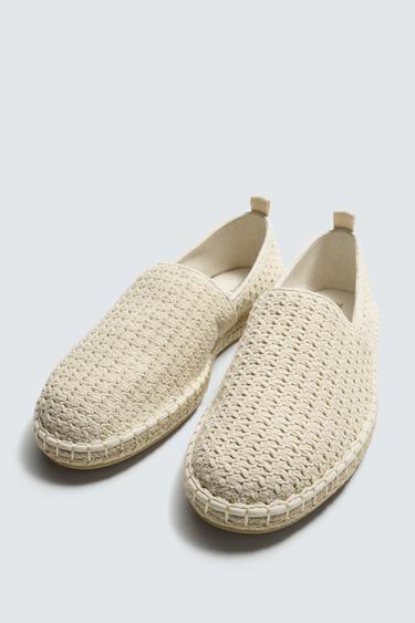 ESPADRILLE EN TRICOT - Écru de Zara - Image 4