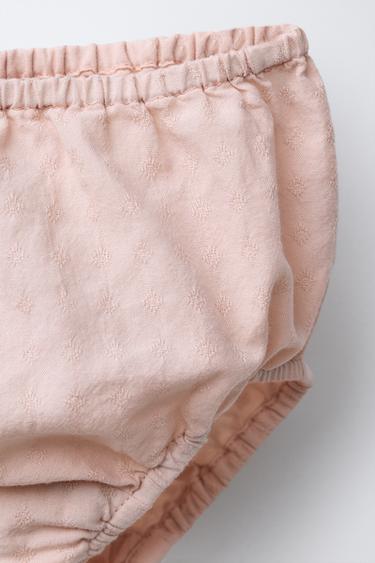 DRESS AND LACE TRIM BRIEFS - Dusty pink by Zara - Image 5