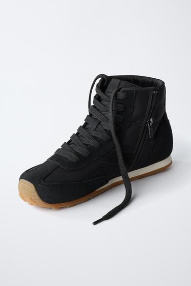 BASKETS MONTANTES BOXING - Noir de Zara - Image 3