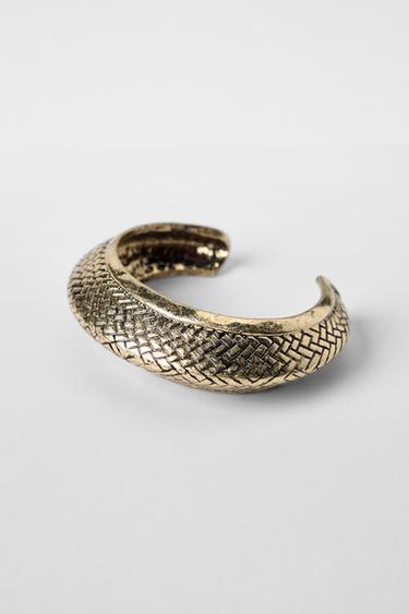 LOT DE 2 BRACELETS RIGIDES CISELÉS KATE MOSS X ZARA - Or / Argent de Zara - Image 3