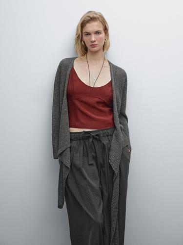 Top tirantes detalle costuras - Teja de Zara