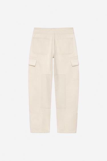 PANTALON PATCHWORK - THE ITEM ZARA WOMAN - Écru de Zara - Image 6