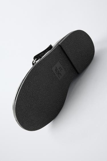 PATENT T-BAR SHOES - Black by Zara - Image 6