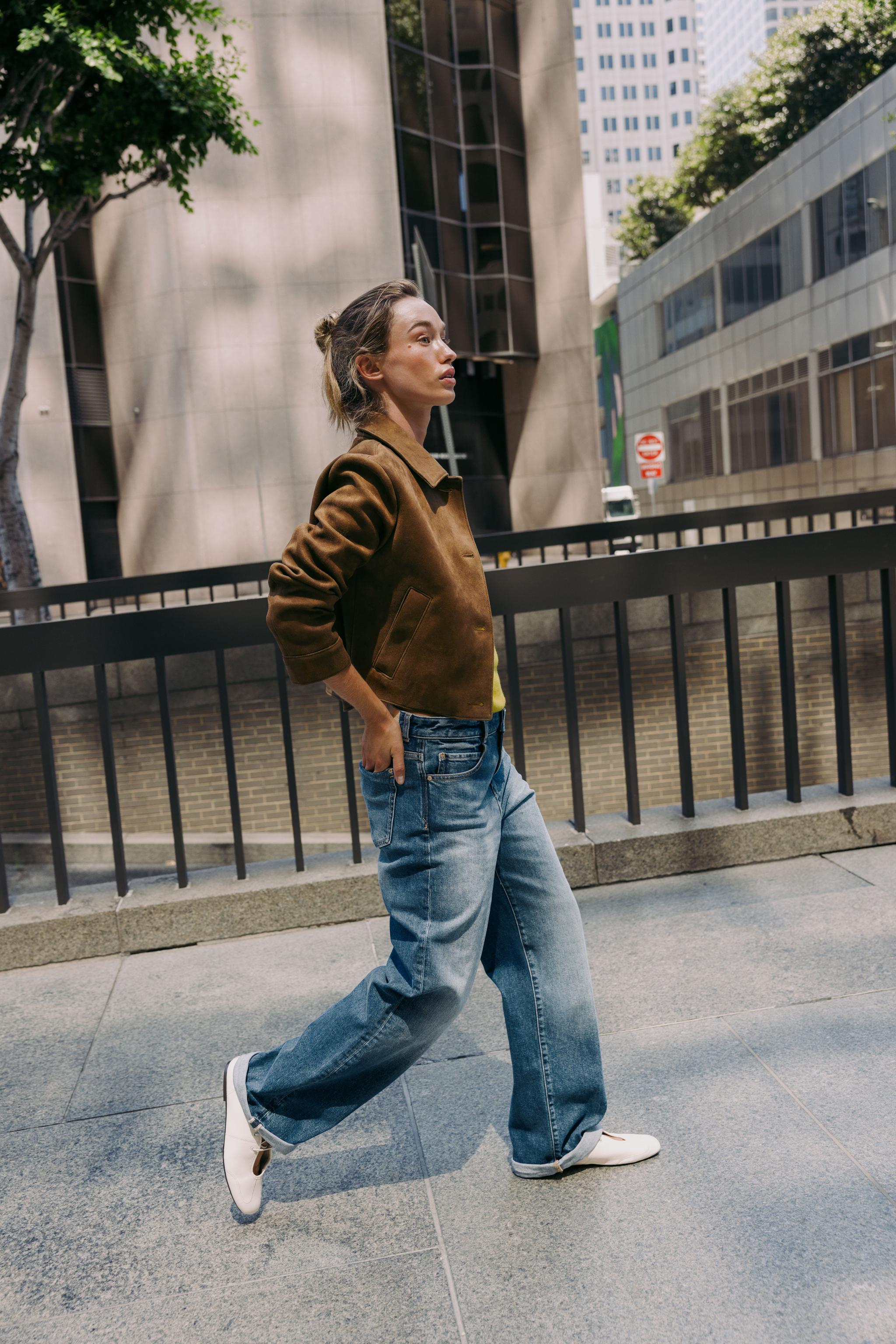 FAUX SUEDE JACKET
