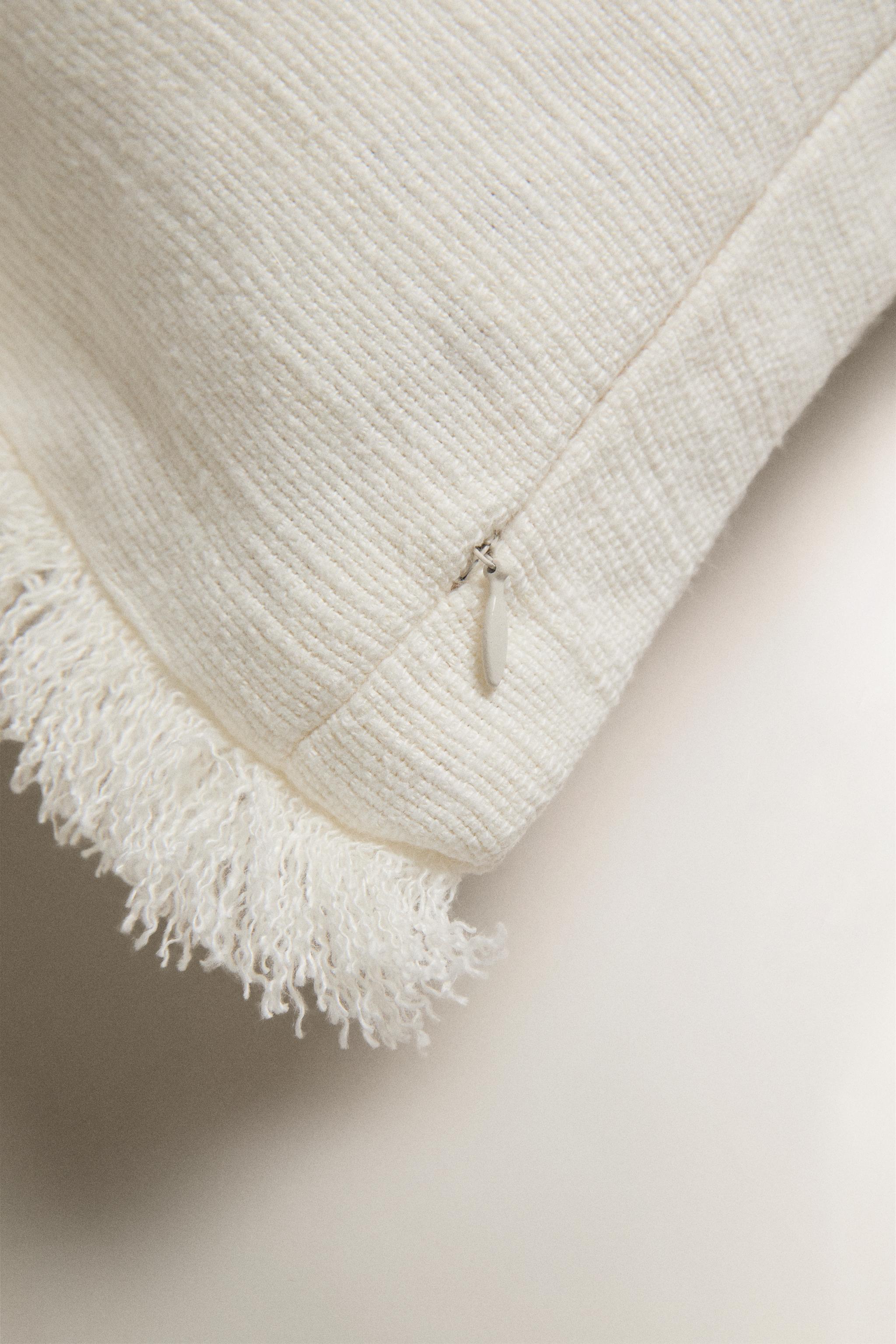 HEAVY LINEN THROW PILLOW COVER