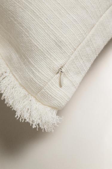 HOUSSE DE COUSSIN LIN LOURD - Écru de Zara - Image 4