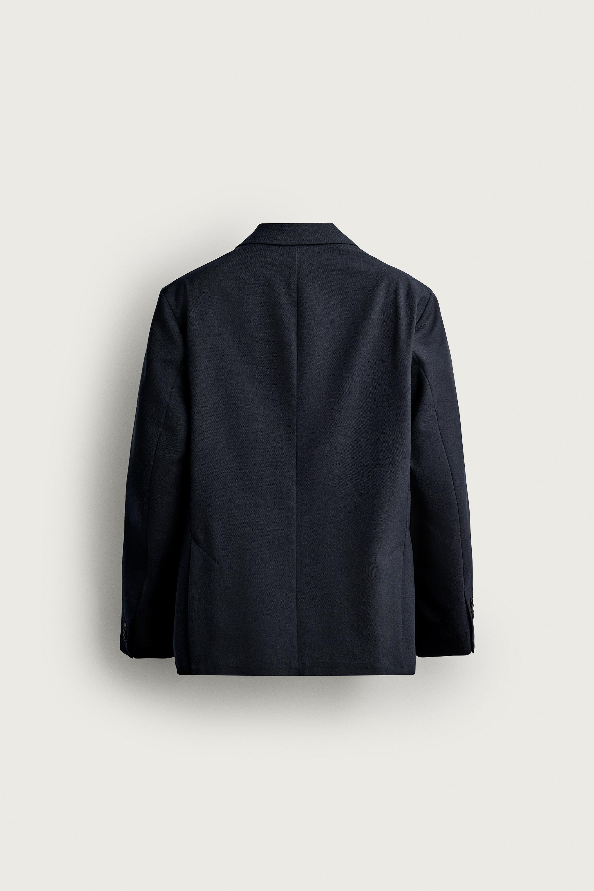 100% WOOL RELAXED FIT BLAZER
