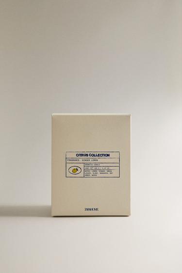 (155 G) BOUGIE PARFUMÉE GINGER LEMON - Jaune pastel de Zara - Image 3