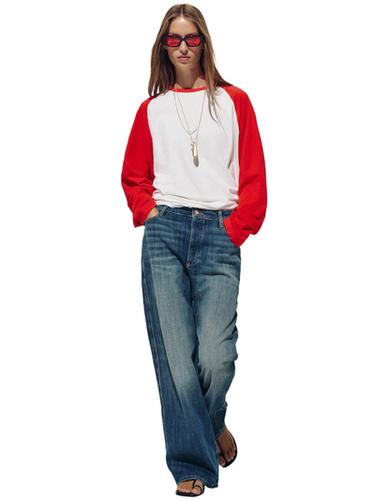 JEANS Z1975 STRAIGHT LOW-RISE FULL LENGTH - Blue by Zara