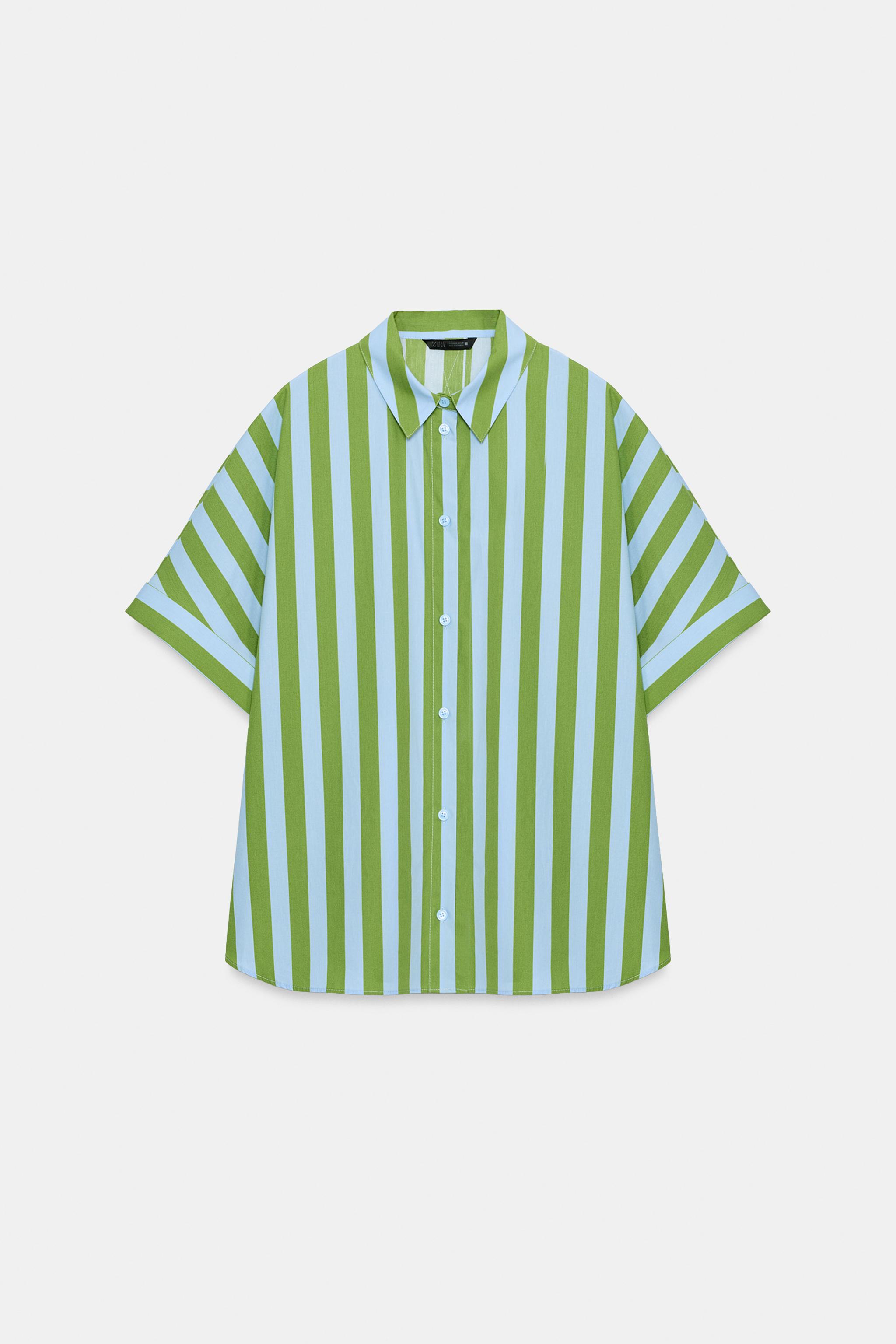 CHEMISE OVERSIZE À RAYURES