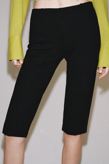 LEGGINGS CAPRI INTERLOCK - Negro de Zara