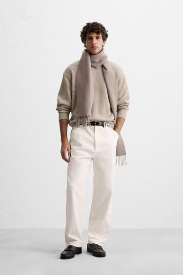 SUÉTER COM TEXTURA - Marrom / Toupeira da Zara - Imagem 0
